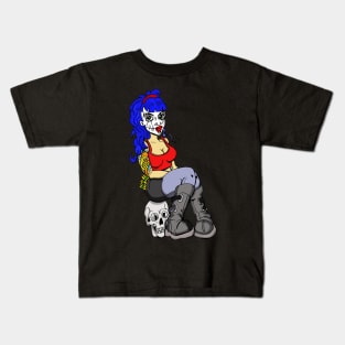 Dark pinup Kids T-Shirt